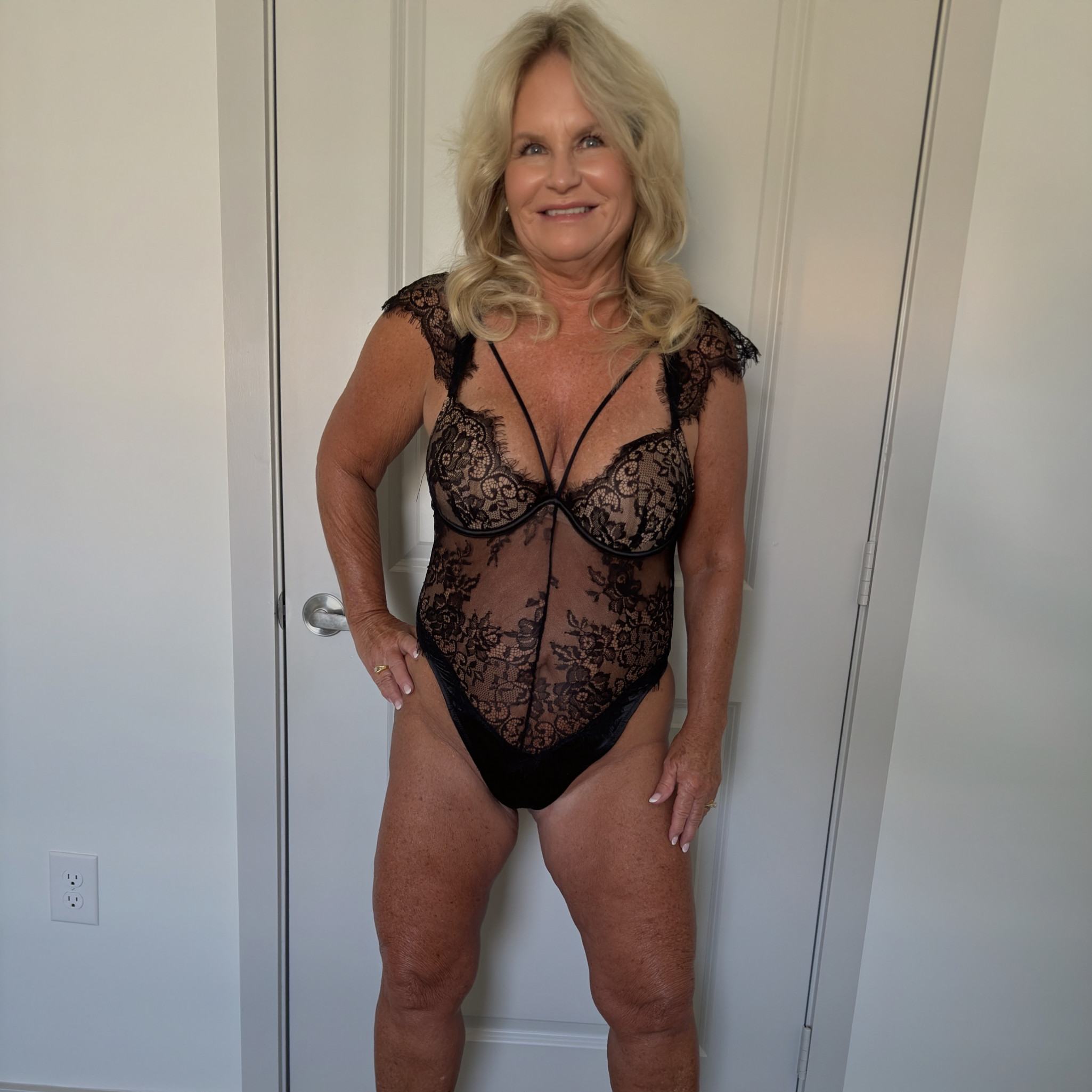 Lacy Black body suit
